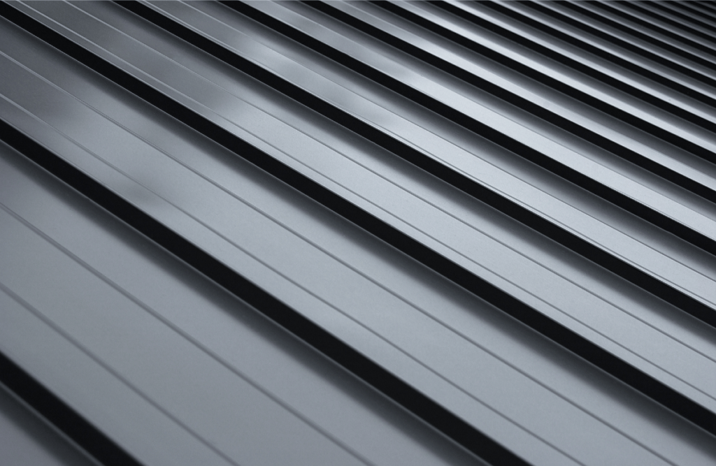 Up close look at metal roofing in El Paso
