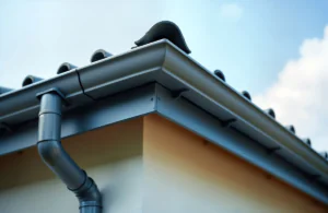 A home with a new gutter system